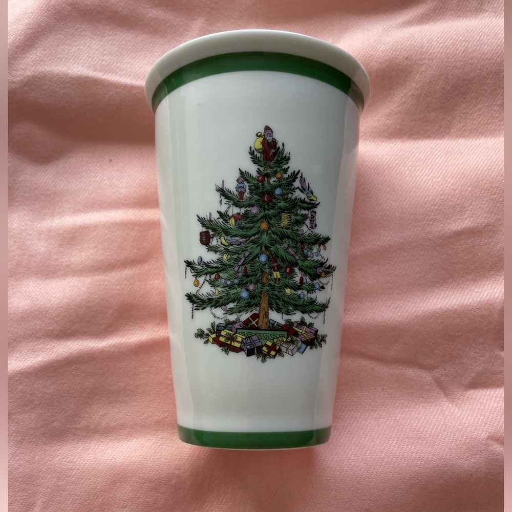 Spode Christmas tree ceramic mug. No lid